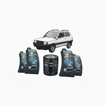 Kit Tagliando Fiat Panda 141, ( Anche 4x4 ) – 4 Litri Olio 10W-40 + Filtro Olio