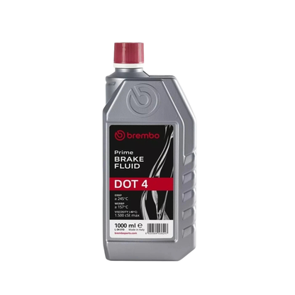 Olio Freni Dot 4 BREMBO – Liquido Freni per Auto e Moto – Prime Brake Fluid