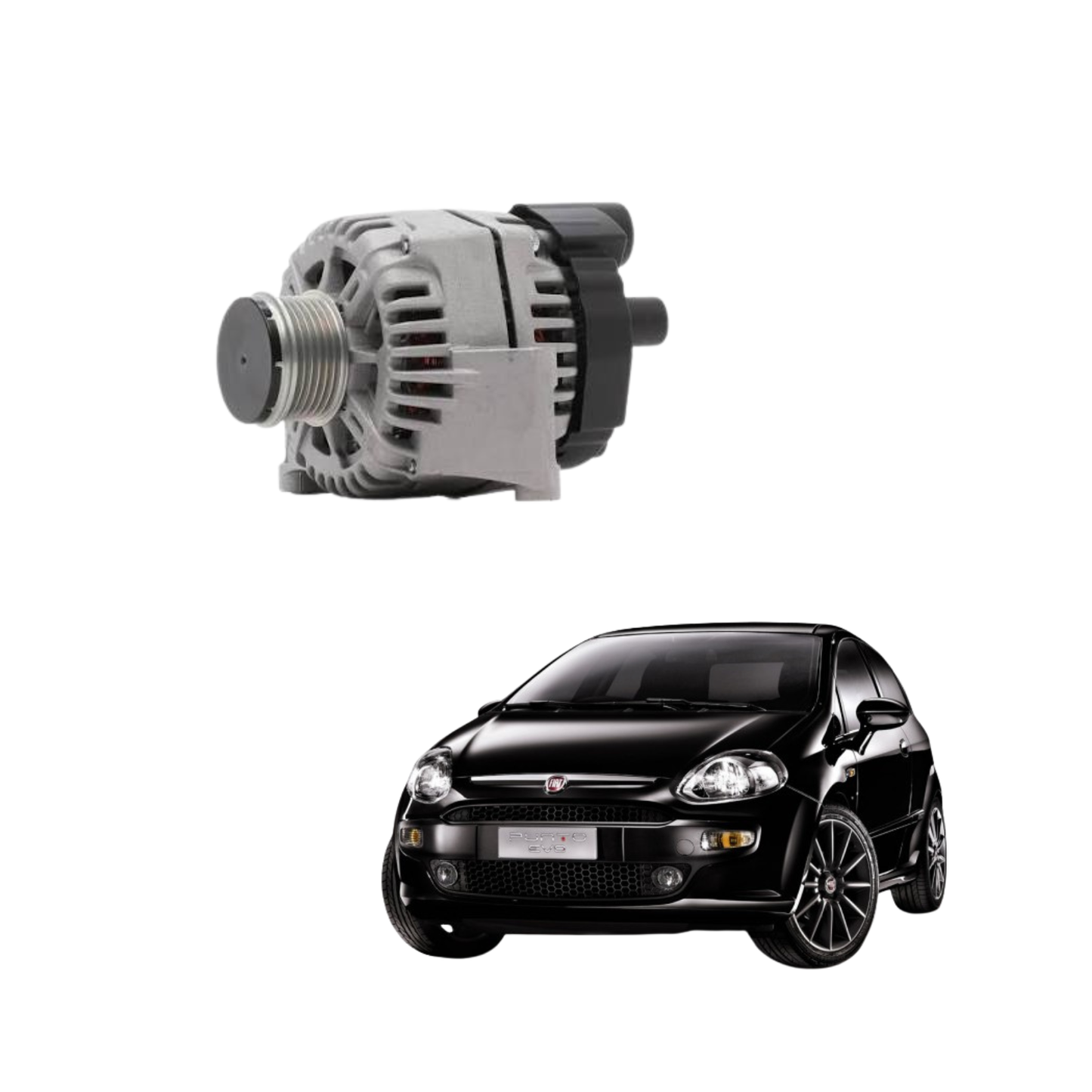 Alternatore Casco Fiat Grande Punto 500 500C Panda 169 Punto Evo Punto 199 1.3 MJT