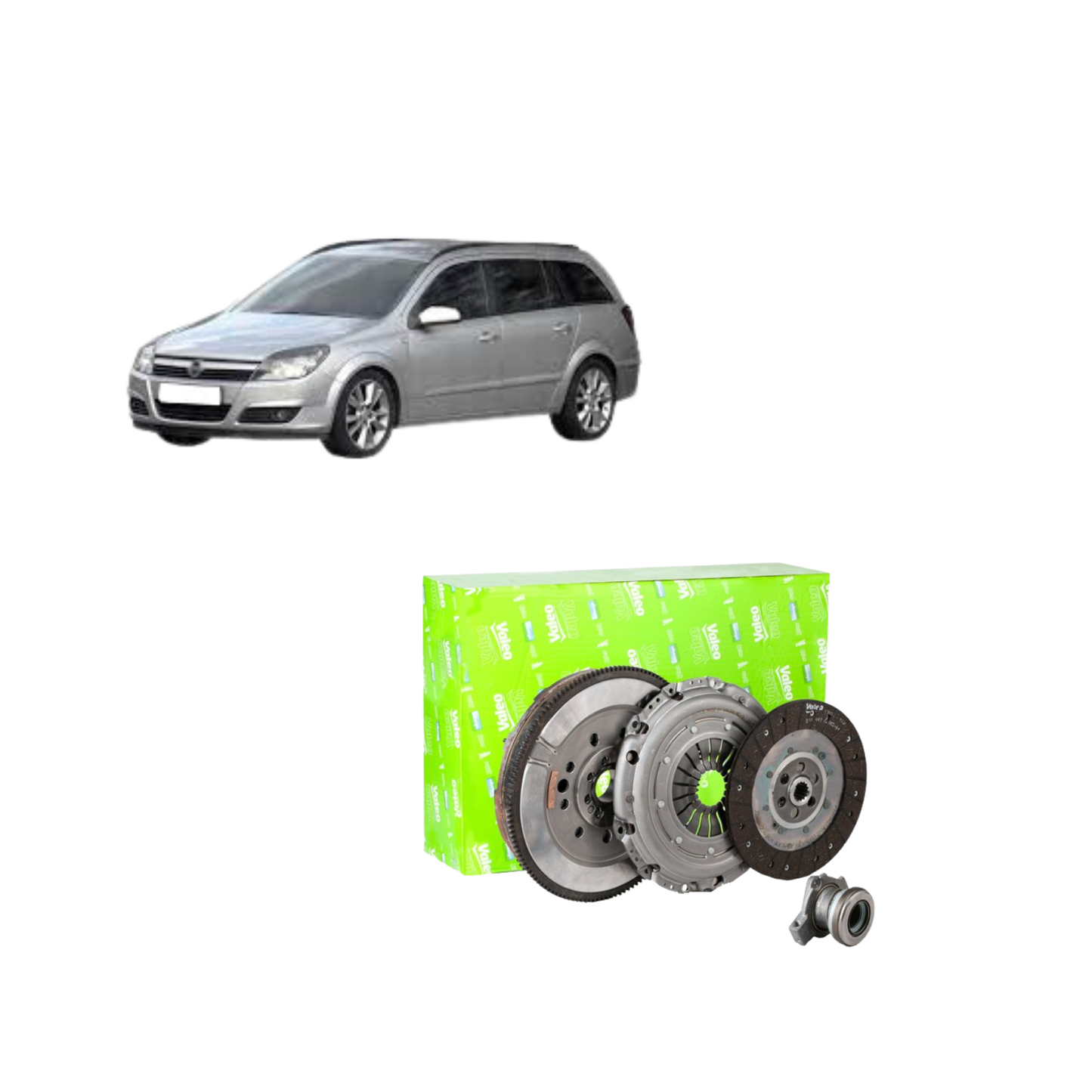 Kit Frizione Volano E Reggispinta Valeo Per Opel Astra H Famigliare