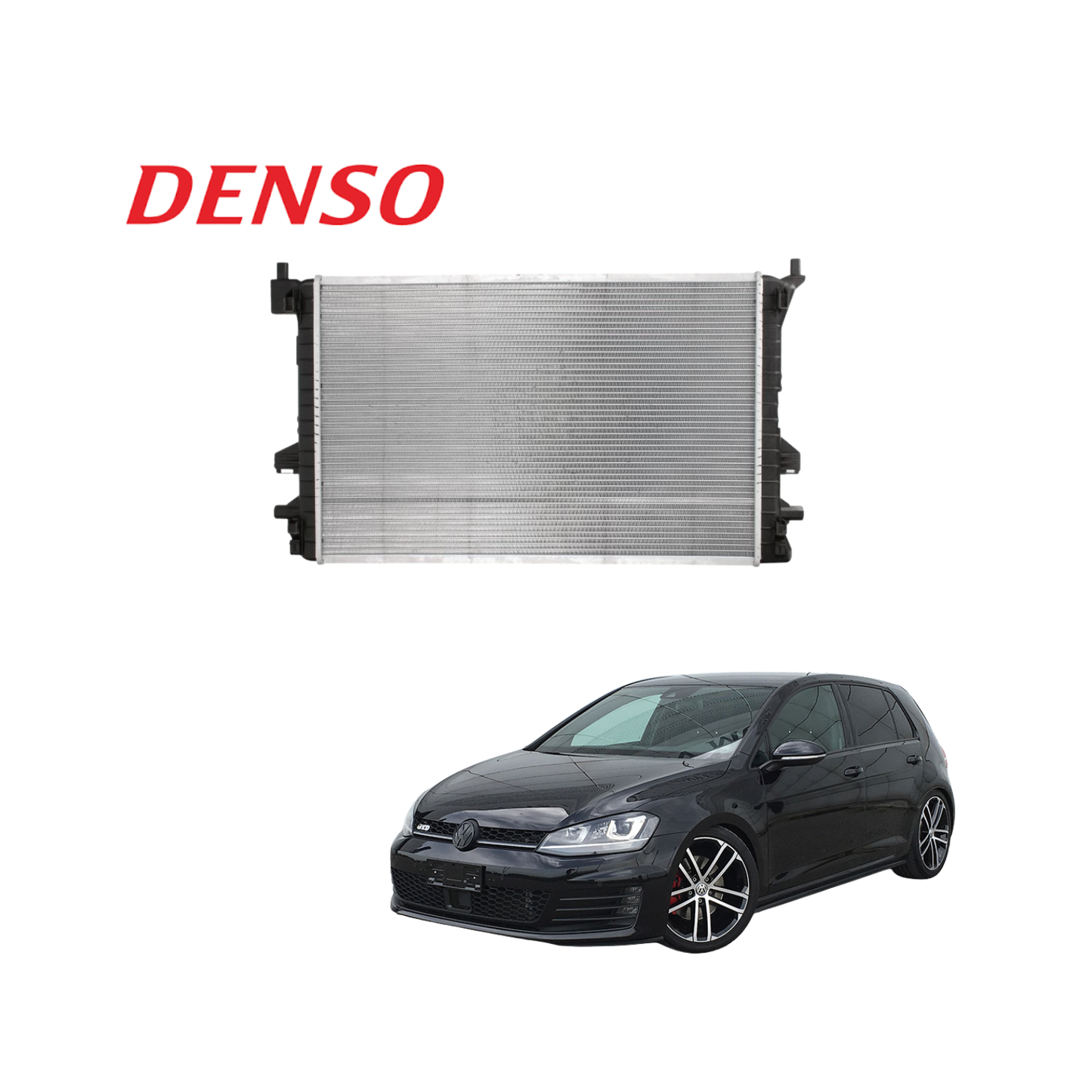 Radiatore Motore DENSO DRM17060 - Audi A3 / Q2 | Seat Leon | Skoda Octavia III | VW Golf VII / VIII / 2.0 tdi