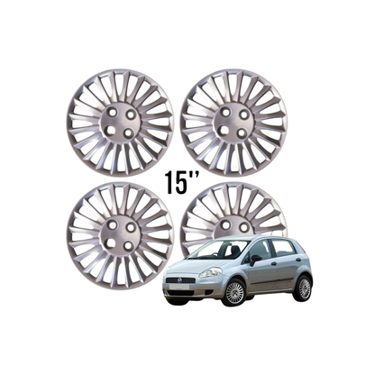 Set 4 Copricerchi 15" – Fiat Punto