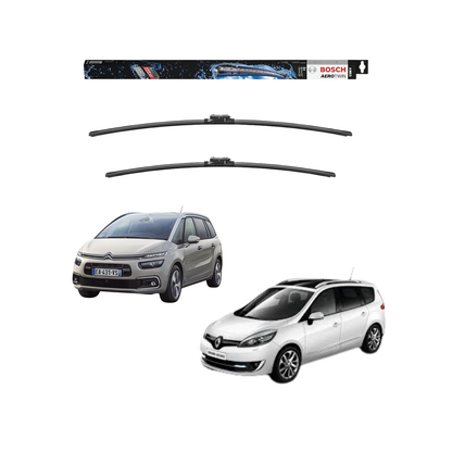 Spazzole Tergicristallo Anteriore Bosch Aero Twin (800mm) per Citroen C4 Grand Picasso II / Opel Zafira Tourer / Renault Grand Scenic IV