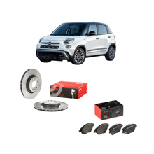 Kit Dischi + Pastiglie Freni Anteriori Brembo – Fiat 500L 1.6 Multijet (2012–)