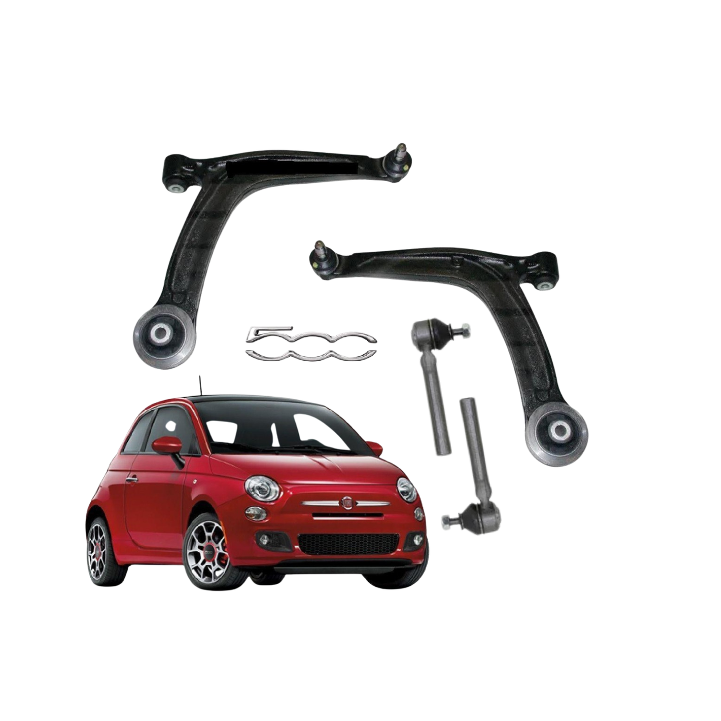 Bracci Anteriori Destro e Sinistro + Testine Sterzo – Fiat 500 1.2 2009