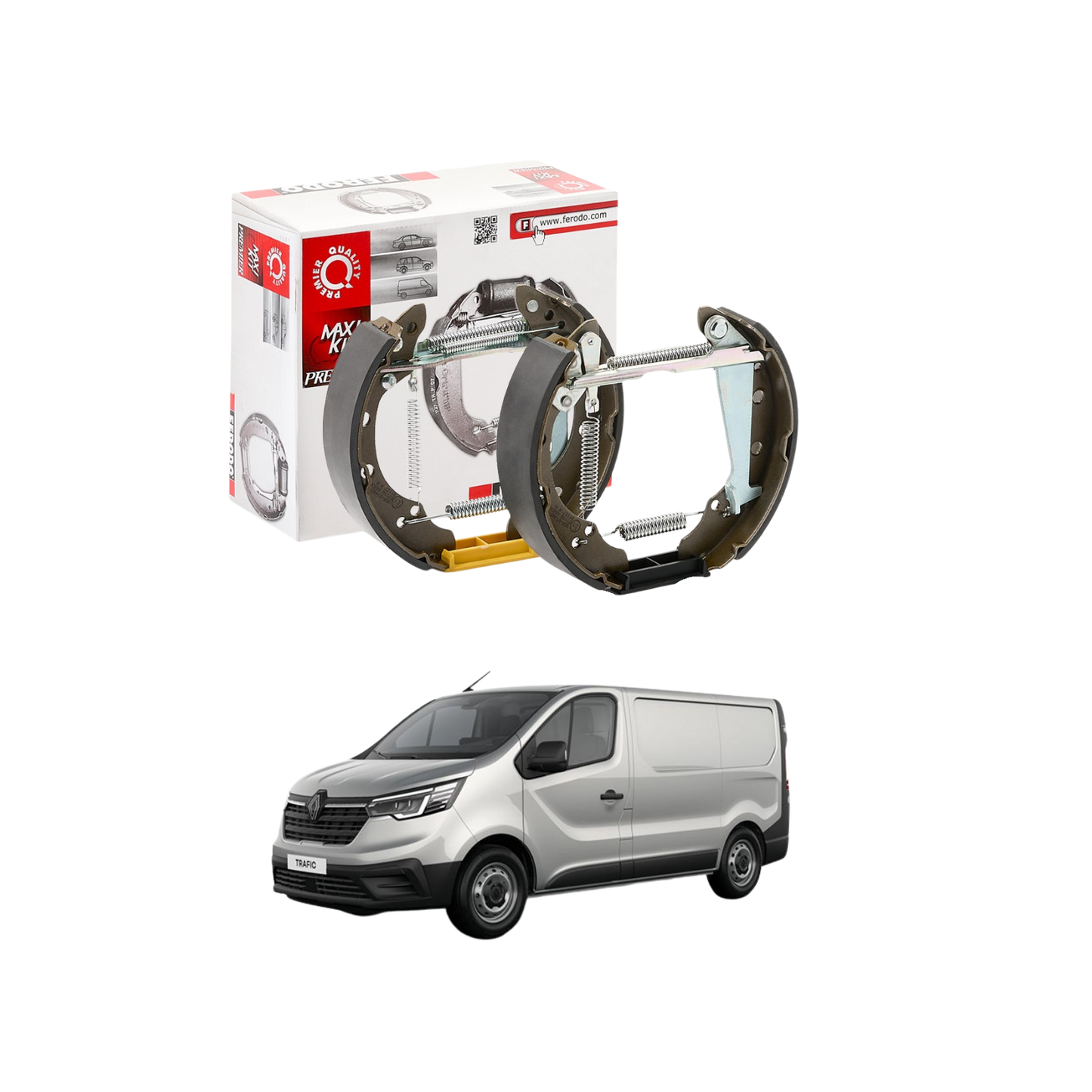 Kit Ganasce Freno Ferodo Per Opel Arena (A97)/Renault Trafic I/ Traffic II