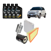 Kit Tagliando Completo Fiat 500L 1.4 95cv — Olio Selenia Multipower 5W40 4L