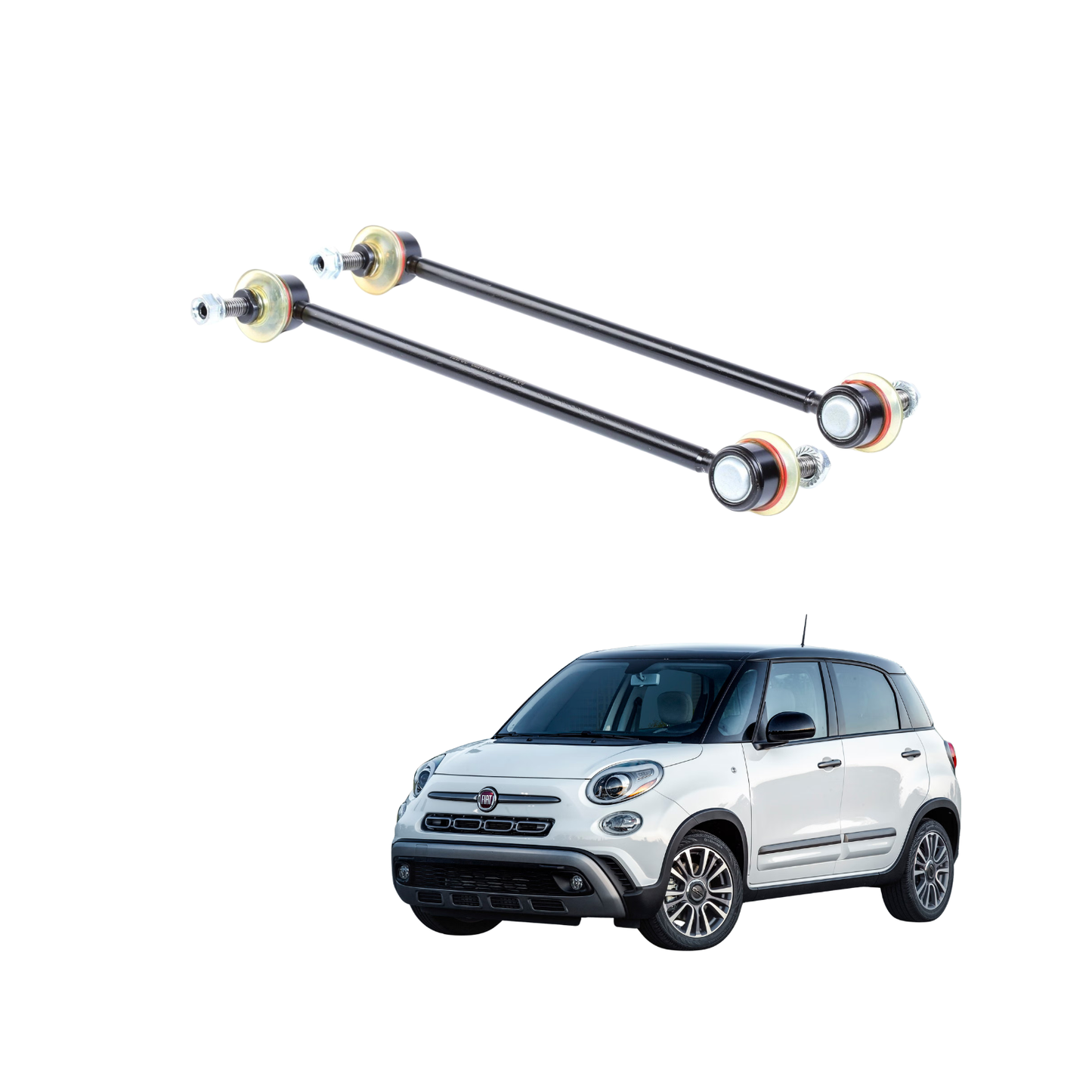 Coppia Biellette Tiranti Anteriori Febi Fiat 500L – Barra Stabilizzatrice Destra e Sinistra