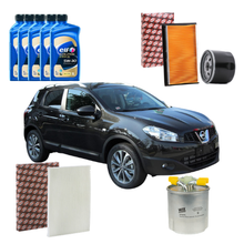 Kit Tagliando Completo Nissan Qashqai J10 1.5 dCi 2013 — Elf Evolution Full-Tech FE 5W30 5L + 4 Filtri
