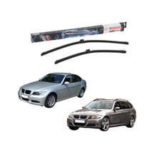 Spazzole Tergicristallo Anteriore Bosch Areo Twin (600mm) per BMW Serie 3 E90 / E91 Touring