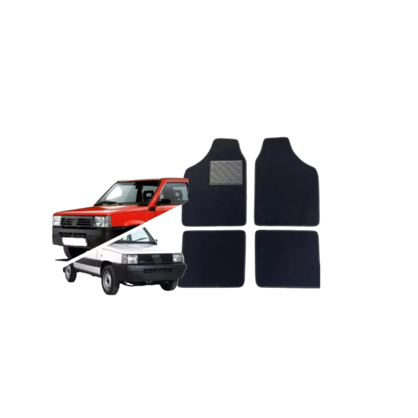 Set Tappetini in Moquette per Fiat Panda 141 (1980–2003)