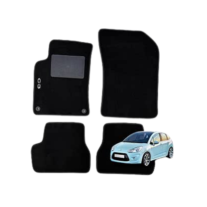 Kit 4 Tappetini in Moquette – Citroën C3 (dal 2016)