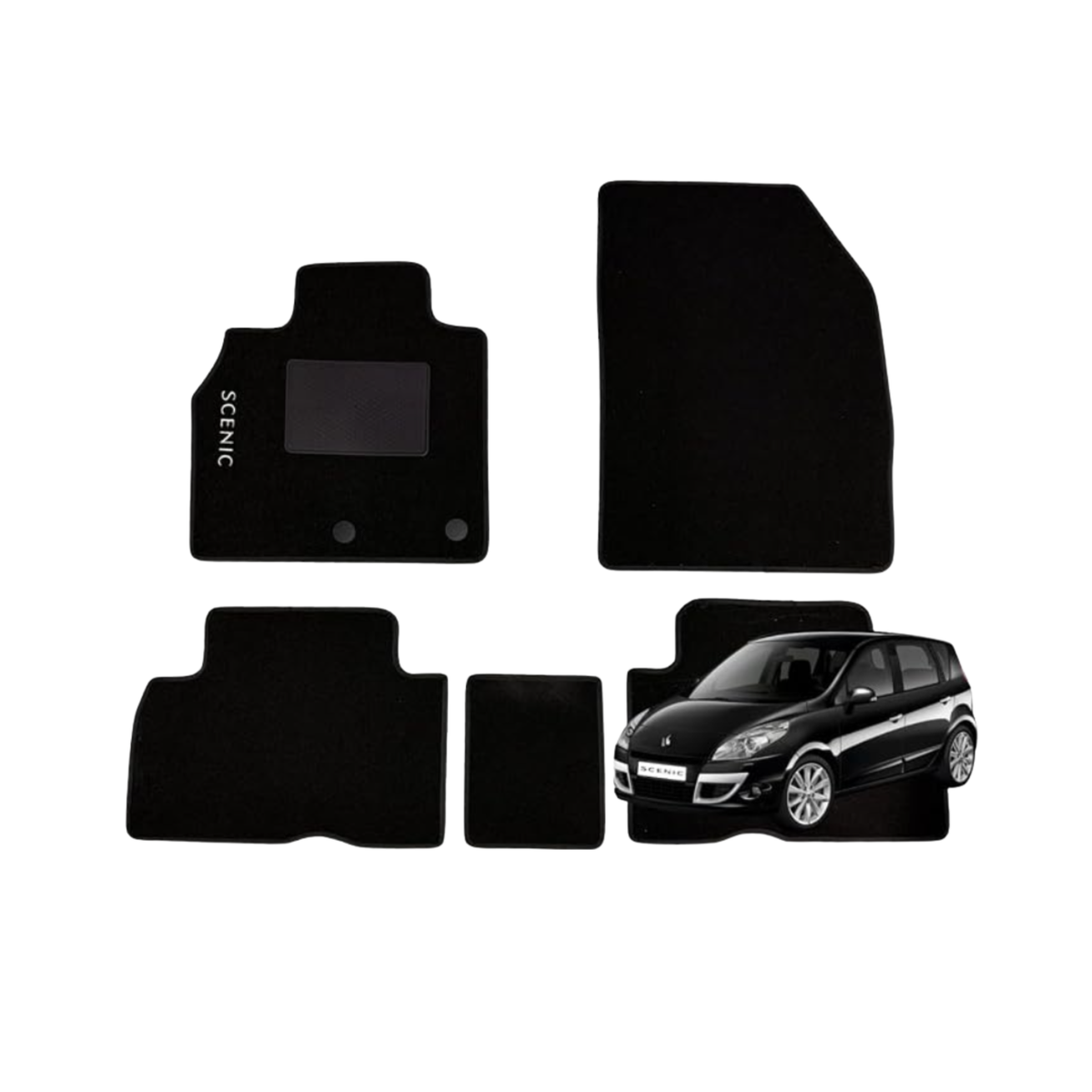 Kit 4 Tappetini in Moquette – Renault Scénic