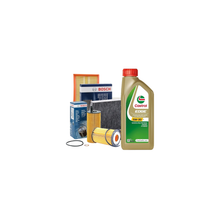 Kit Tagliando (4 Filtri) Bosch + 5 L Olio Castrol 5W-30 – Motori 2.0 TDI Gruppo VAG - A3