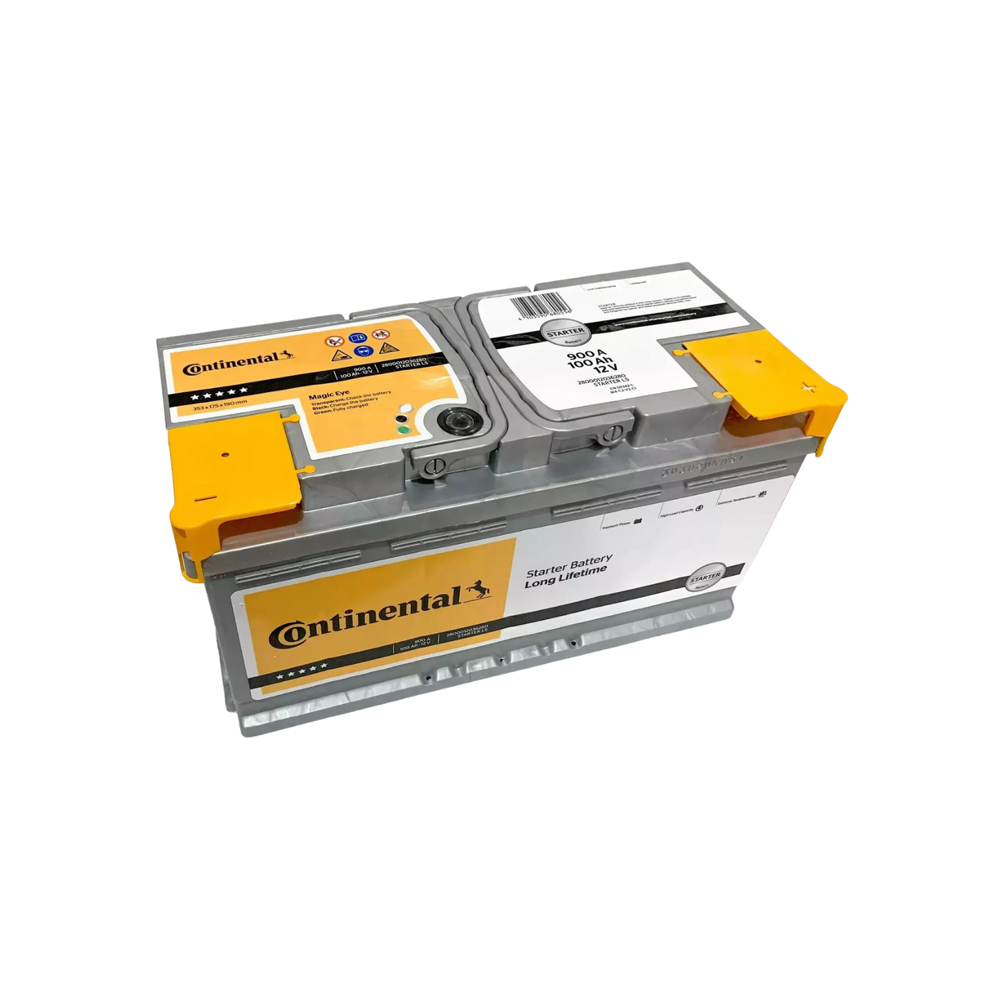 Batteria Continental L5 100Ah 12V 900A – Polo Positivo a Destra