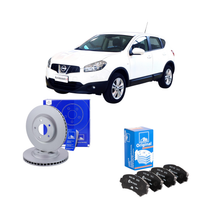Kit dischi e pastiglie freni anteriori ATE per Nissan Qashqai I 2011