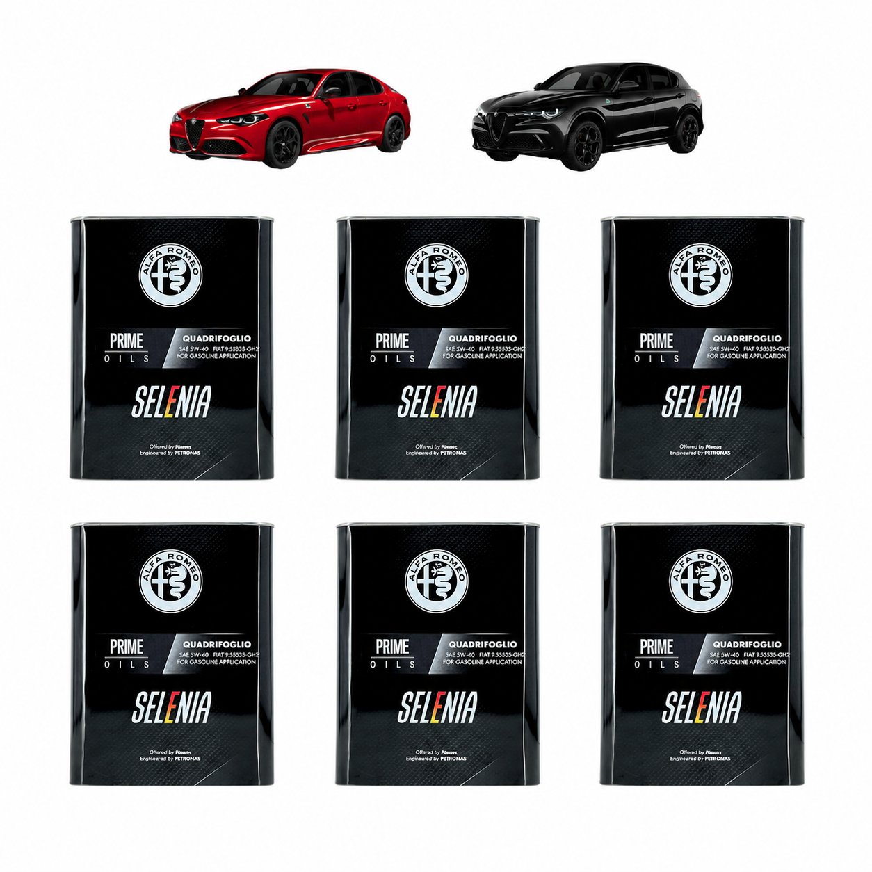 Olio Motore Petronas Selenia Quadrifoglio 5W-40 6L