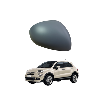 Calotta Specchietto Anteriore Sinistra Grigia Per Fiat 500X