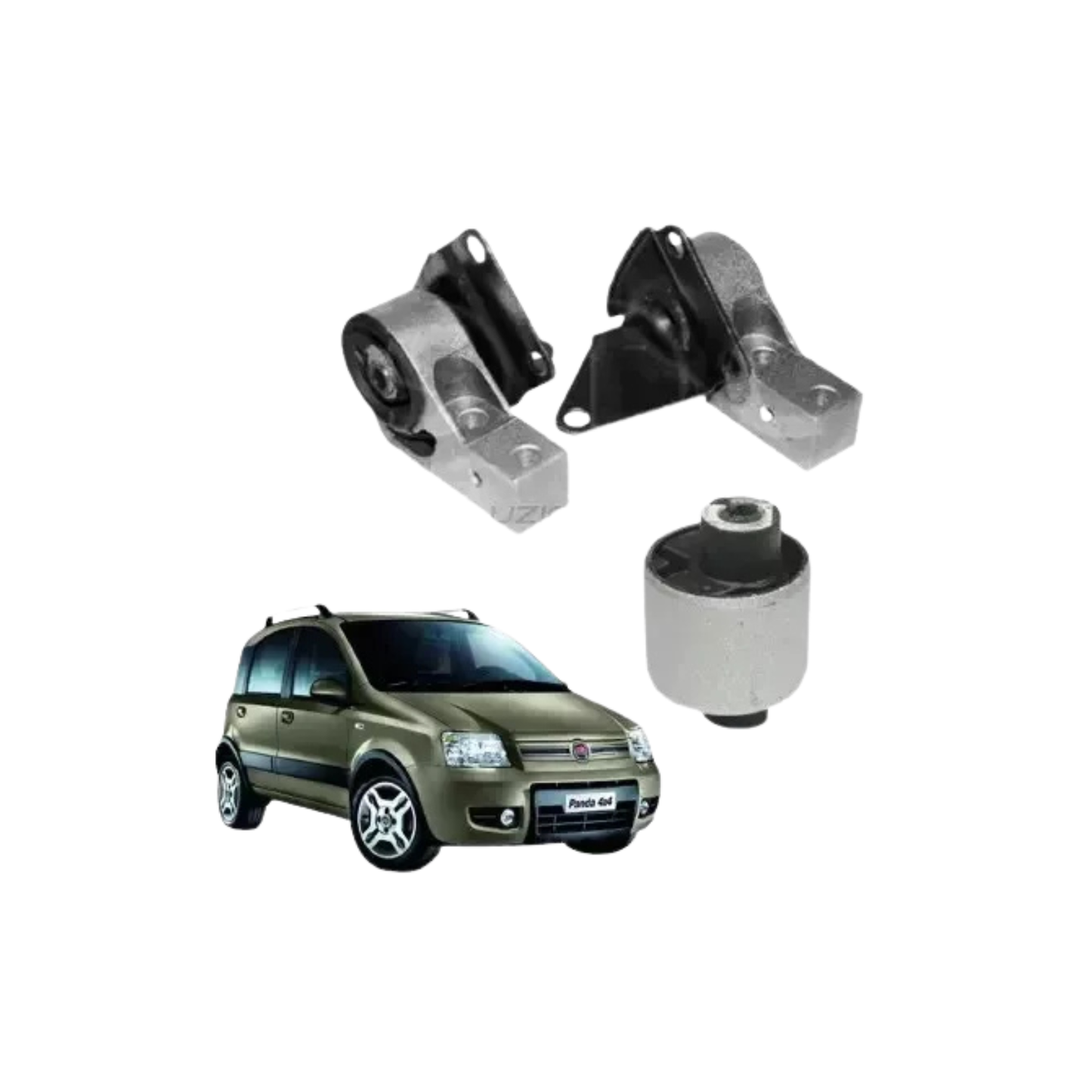 Kit Supporti Differenziale Posteriori – Fiat Panda 169 4x4 – 1.3 Multijet