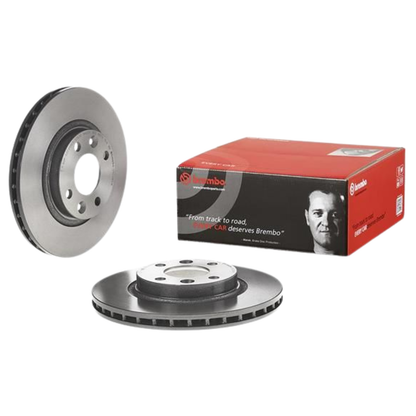 Dischi Freni Brembo Anteriori per Dacia Sandero e Renault Clio IV 1.2 d.