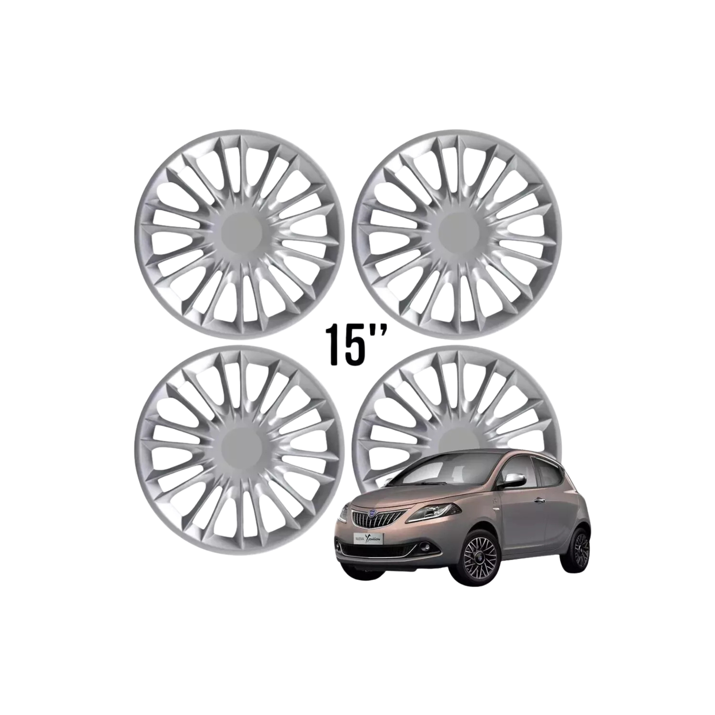 Set Copricerchi – Lancia Y “15”