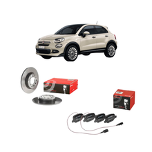 Kit Dischi + Pastiglie Freni Posteriori Brembo – Fiat 500X 1.4 Benzina (2014–)