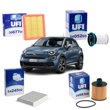 Kit 4 Filtri UFI Fiat 500X 1.6 Diesel 2018