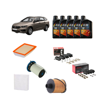 Kit Tagliando 4 Filtri + 5 Litri Di Selenia 5W30 + Pastiglie Freno Anteriori E Posteriori BREMBO - Fiat Tipo 1.6