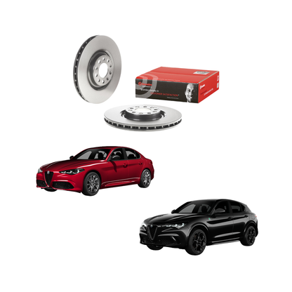 Kit Dischi Freni Anteriori Brembo per Alfa Romeo Stelvio / Giulia