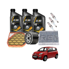 Kit Tagliando 3 Filtri + Candele + 3 Litri Olio Selenia Eco2 0W-20 – Fiat Panda Hybrid (312)