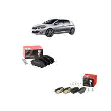 Kit Pastiglie Freni Anteriori + Posteriori Brembo per Peugeot 308