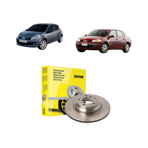 Kit Dischi Freni Anteriori Textar Per Renault Megane Ii/Scenic Ii (Jm1)