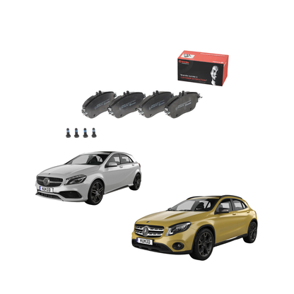 Kit 4 Pastiglie Freni Anteriori Brembo per Mercedes-Benz Classe A W176 / GLA X156 / CLA X117