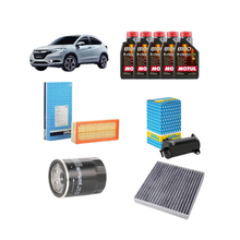 Kit Tagliando Honda HR-V – 3 Filtri Purflux + Filtro Abitacolo Carboni Attivi + 5L Olio Motul 0W-30