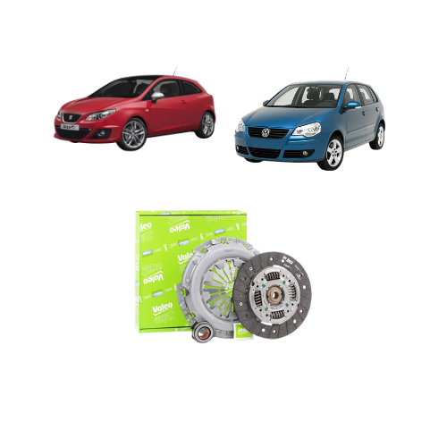 Kit Frizione + Reggispinta Valeo per Volkswagen Polo IV / Skoda Fabia II / Seat Ibiza III