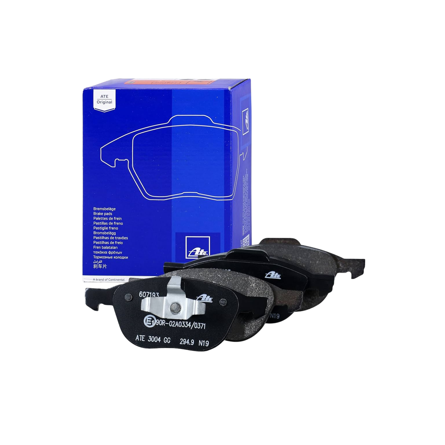 Kit 4 Pastiglie Freni Anteriori Ate per Ford Fiesta III / IV / Escort II / III