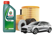 Kit tagliando Ford Focus IV 1.5 EcoBlue con olio Castrol Magnatec 0W-20 4L e filtri Mann