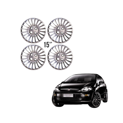 Set Copricerchi 15" – Fiat Grande Punto (199) – 4 Pezzi
