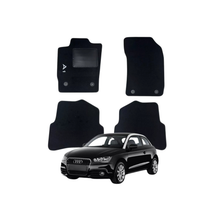 Set Tappeti Auto in Tessuto – Audi A1 con Emblema Cucito