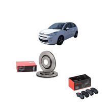 Kit Dischi + Pastiglie Freno Anteriori Brembo – Citroën C3
