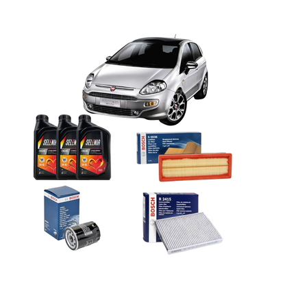 Kit Tagliando 3 Filtri Bosch + 3L Olio Selenia K Pure Energy 5W-40 – Fiat Punto 199 1.4 Bifuel Benzina
