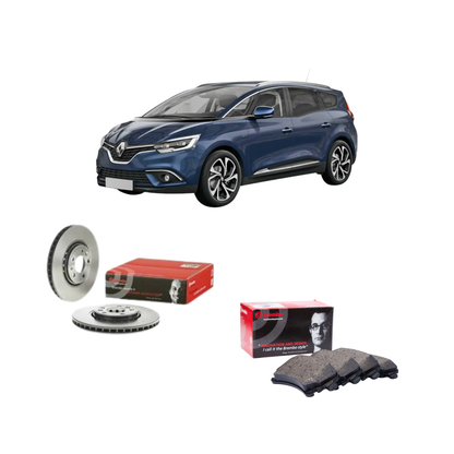 Kit Dischi + Pastiglie Freni Anteriori Brembo — Renault Scenic IV 1.7 Blue dCi (2018)