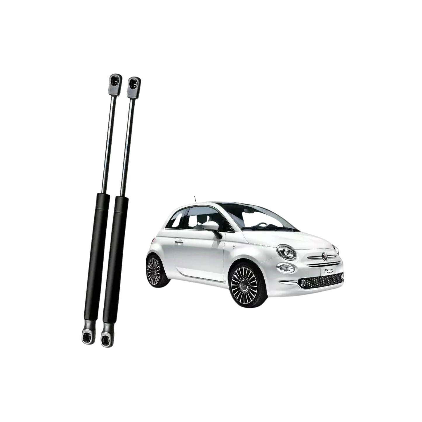 Molle a Gas Portellone / PistoncinI Cofano Baule Posteriore – Fiat 500 (2007)