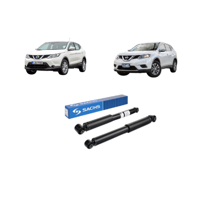 Kit Ammortizzatori Posteriori Sachs Per Nissan Qashqai J10/J11/X-Trail Ii/Iii Serie/Renault Kadjar