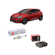 Kit Candele NGK + Pastiglie Freno Anteriori Brembo – Renault Clio IV 0.9