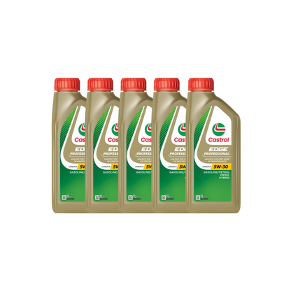 Kit Tagliando Audi A4 - 2.0 TDi 8W5 | 5 Litri Olio Castrol 5W 30 + 4 Filtri