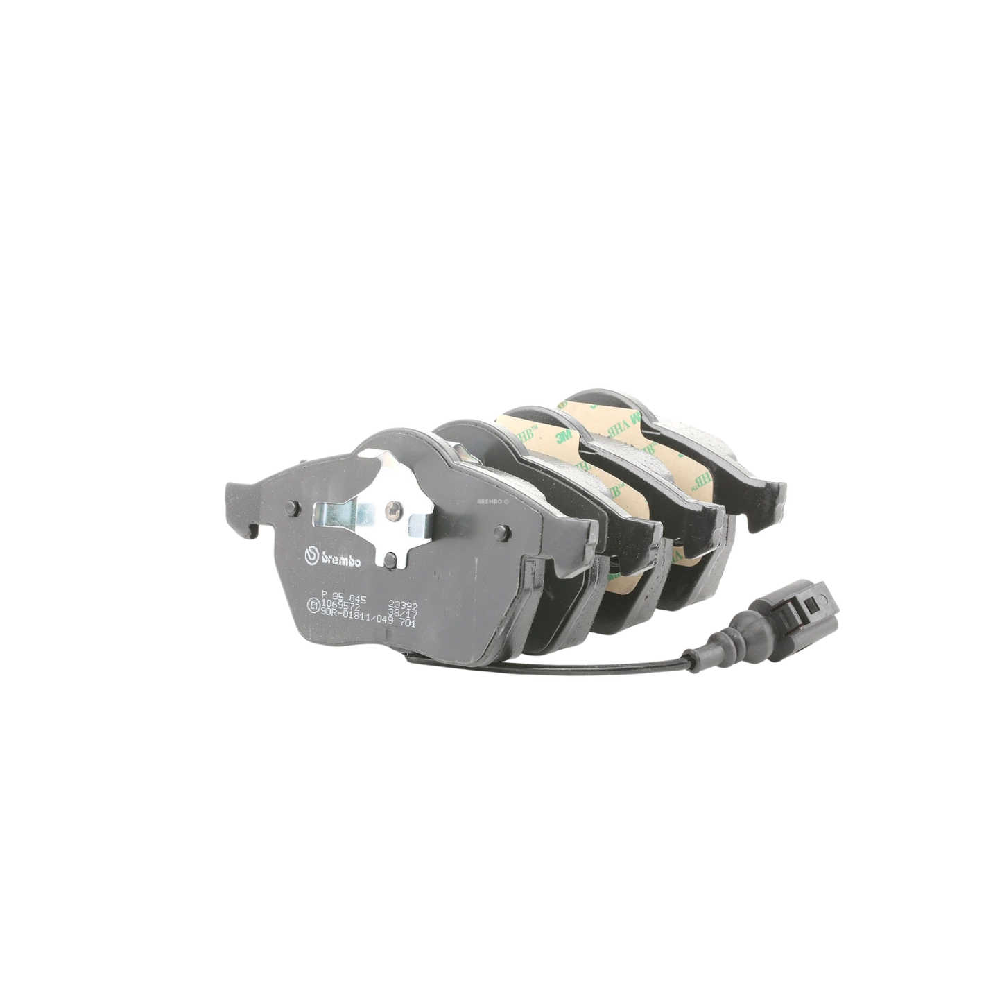 Kit 4 Pastiglie Freni Anteriori Brembo per Audi A1 8X1 / Sportback / A3 (8P1) / Seat Altea / Volkswagen Touran/ Golf VI