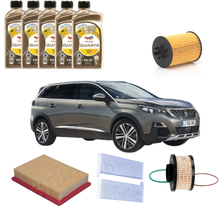 Kit Tagliando Completo Peugeot 5008 II 1.5 BlueHDi 2019 — Total RCP 5W30 5L + 4 Filtri
