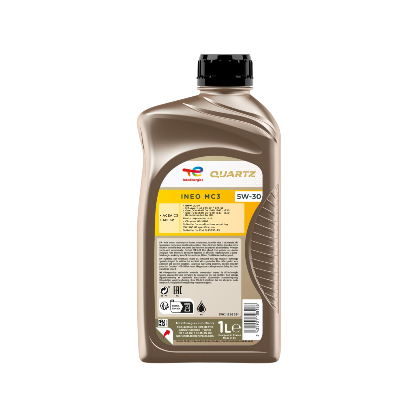 Total Energies Ineo MC3 5W‑30 – Olio Motore - 1L