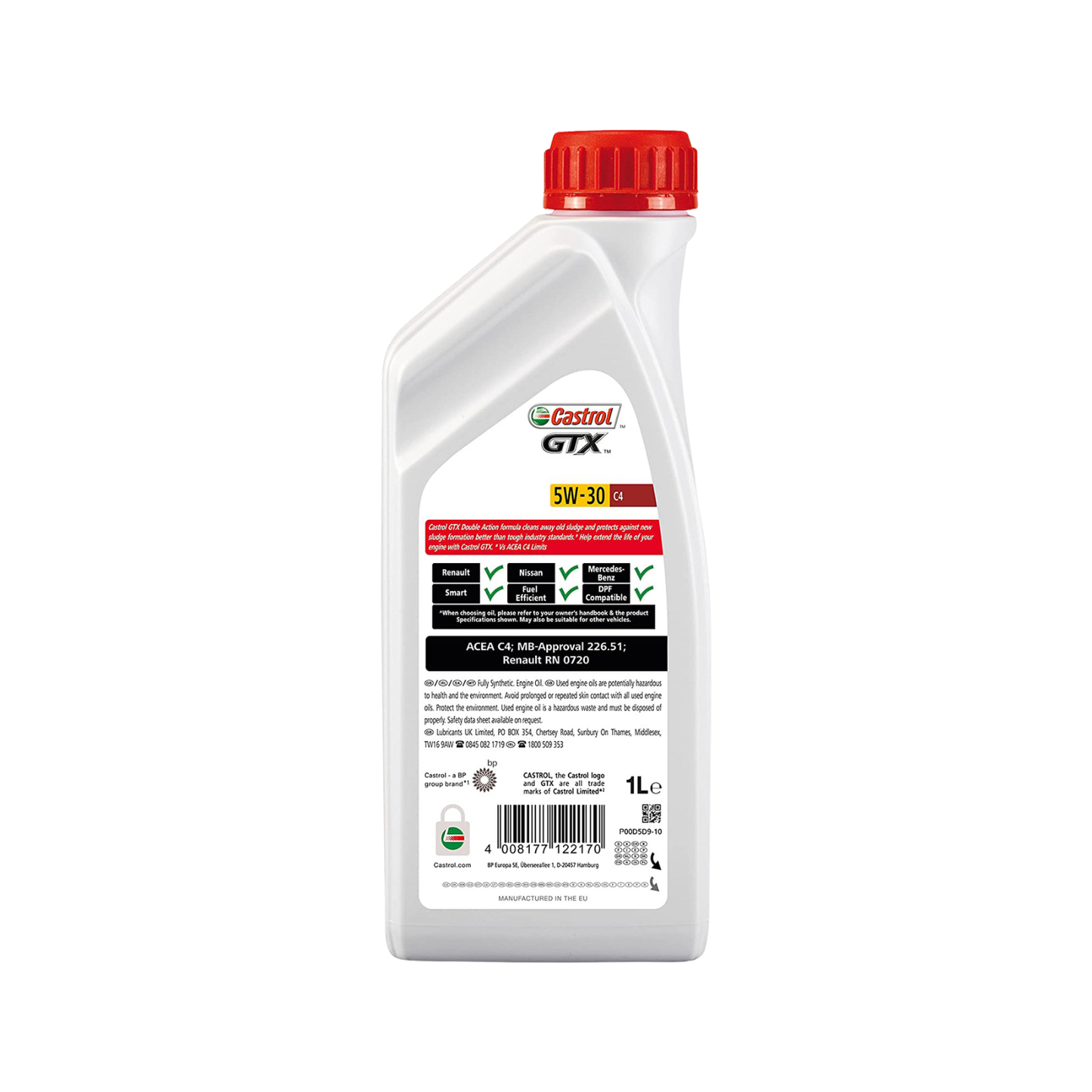 Castrol GTX 5W-30 C4 – Olio Motore - 1L